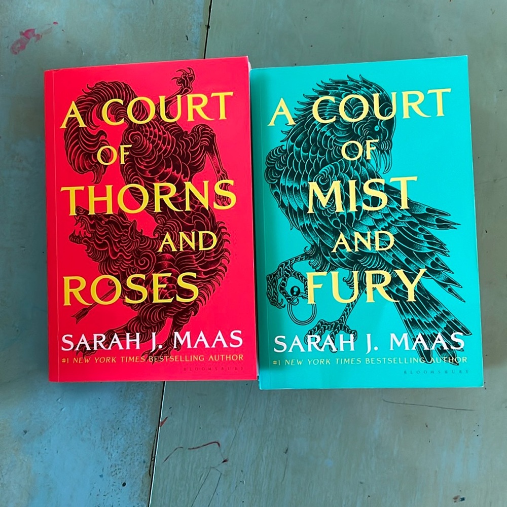A court of thorns and roses and A court of mist and fury  (book 1&2)